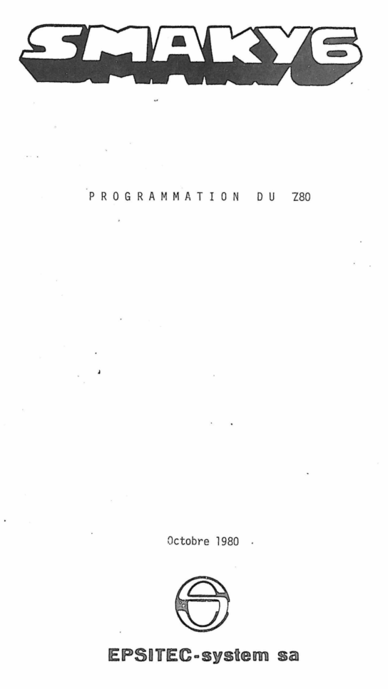 Programmation Z80
